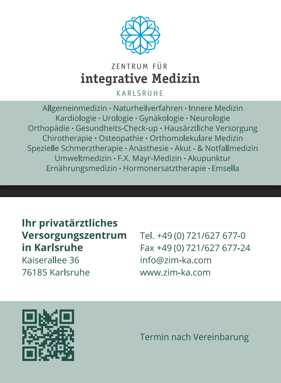 ZIM Karlsruhe Kontaktkarte